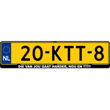 DIE VAN JOU GAAT HARDER, NOU EN ????