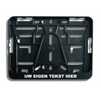 Kentekenplaathouder Motor met eigen tekst